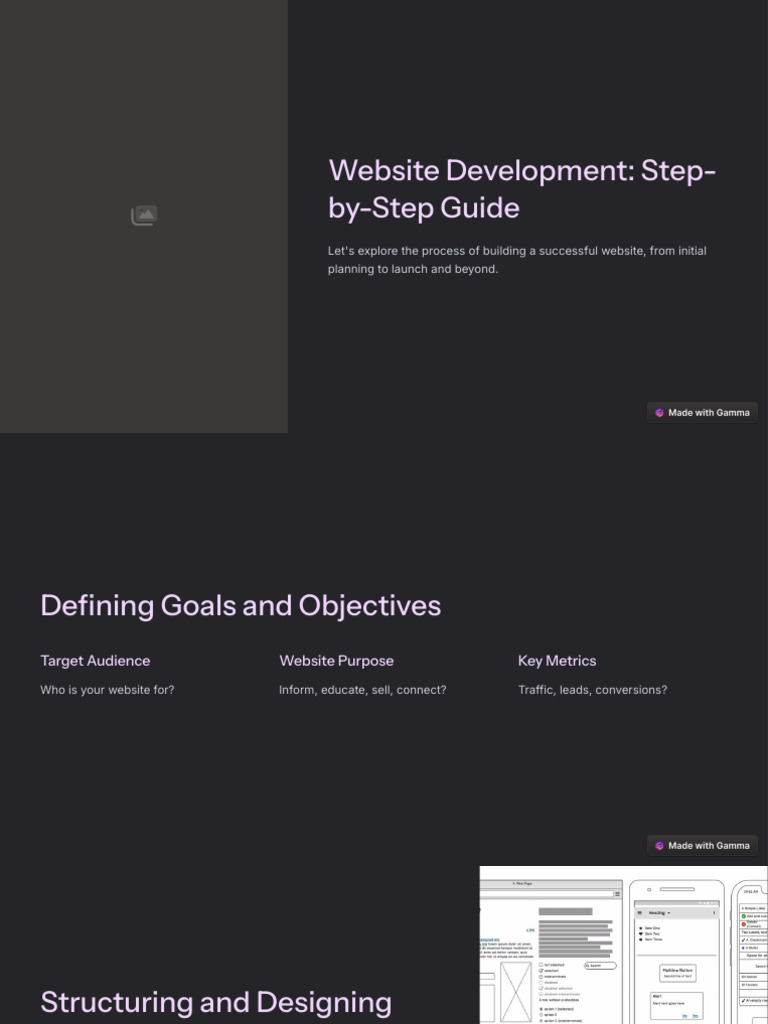 Website Development: A Step-by-Step Guide | PDF