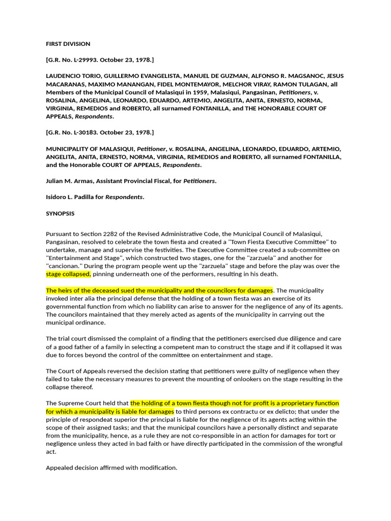 Damages Against State Jurisprudence | PDF | Legal Liability | Negligence