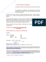 How to Calculate IDA Increase Under 40 Characters