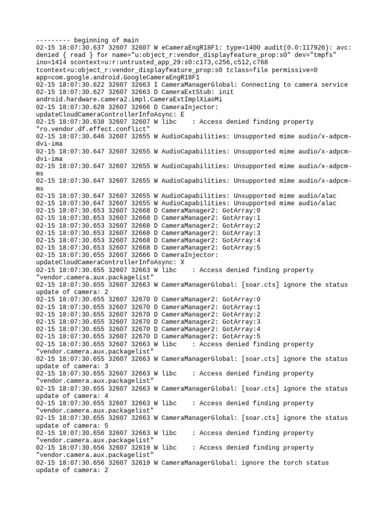 Log Cat 1739617650519 | PDF | Computing | Computer Programming