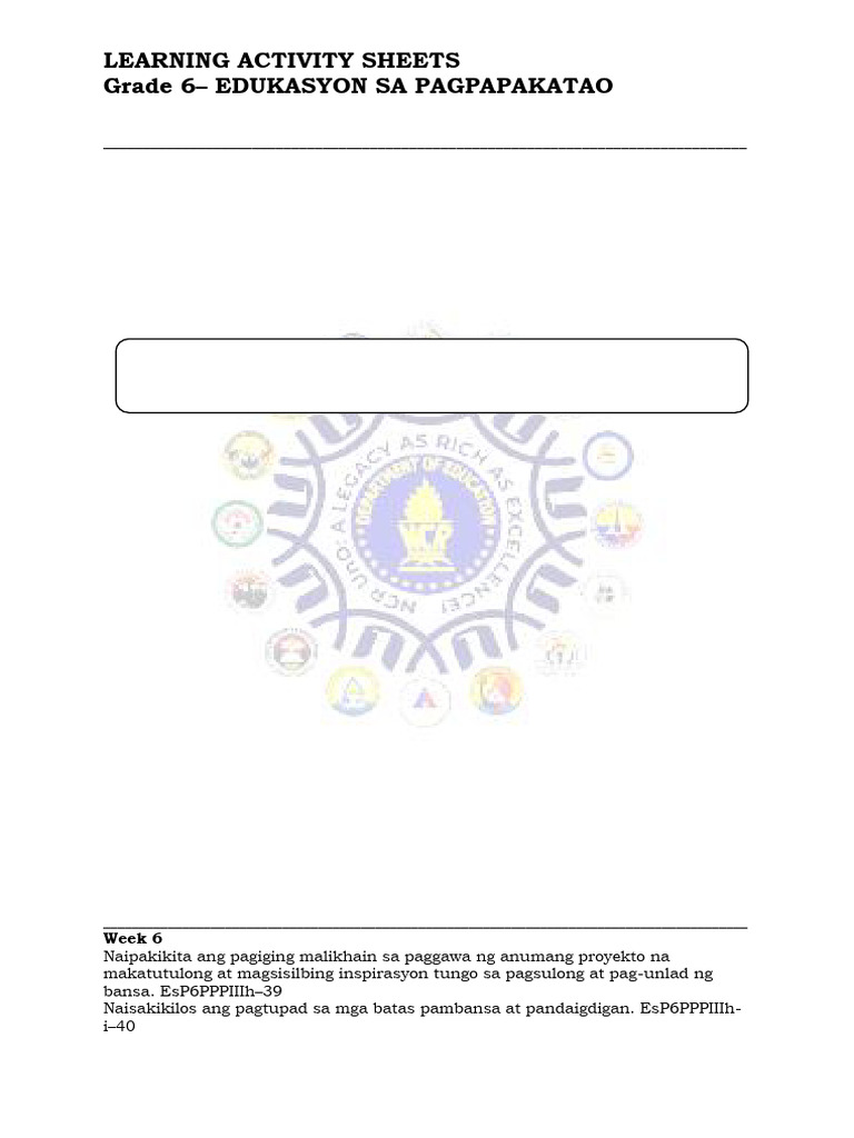 WEEK 6 LAS Validated | PDF