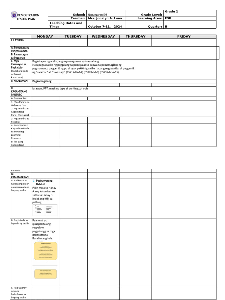 WLP EsP RDELC OCTT REspect | PDF
