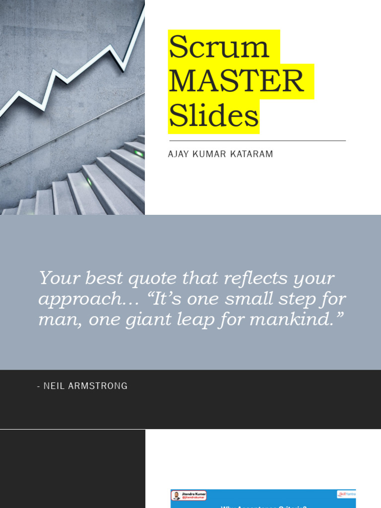 Scrum Master Slides | PDF