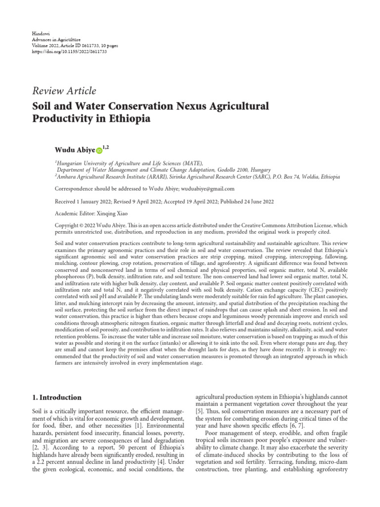 Soil and Water Conservation Nexus Agricultural Pro | PDF | Soil | Crop ...
