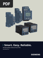 Siemens 7UG0 Monitoring Relays Guide | PDF | Relay | Power (Physics)