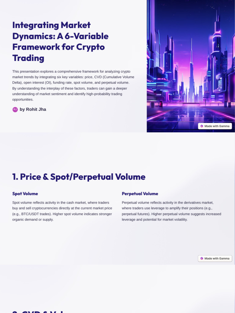 Crypto Trading: 6-Variable Analysis Framework | PDF | Market Trend ...