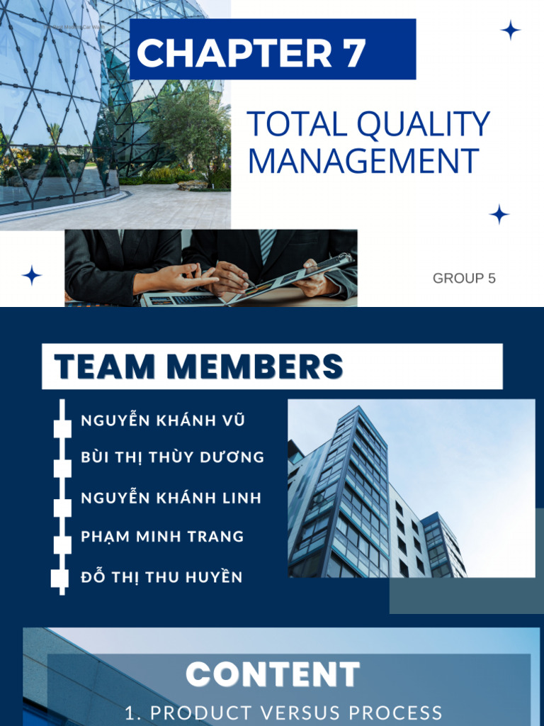 Chapter 7 - Group 5 - Total Quality Management | PDF