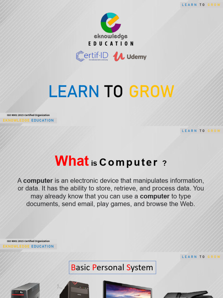 Fundamental+_What+is+Computer | PDF