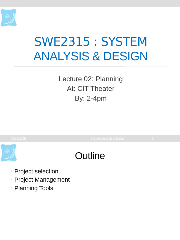 Lect2 Planning | PDF | Software Development Process | Software Prototyping