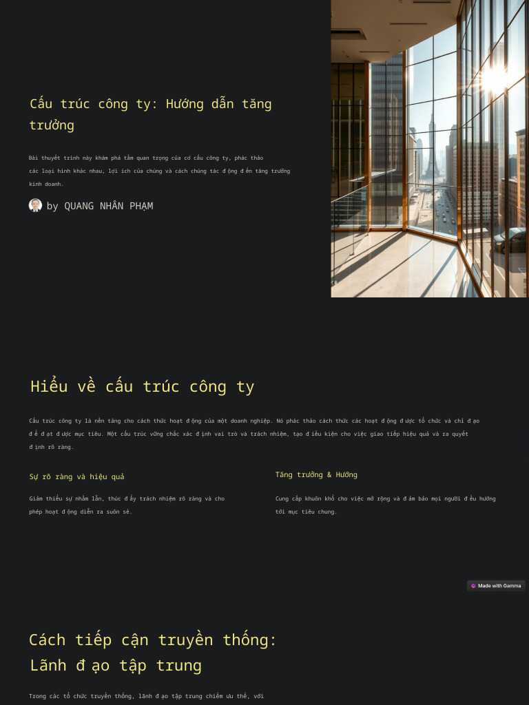 Topic 2 - Company-Structure | PDF
