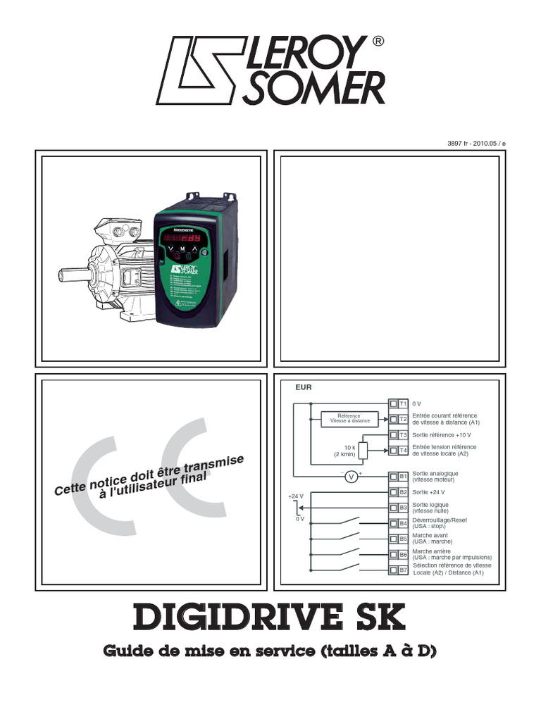 Guide de mise en service Digidrive SK | PDF | Compatibilité ...