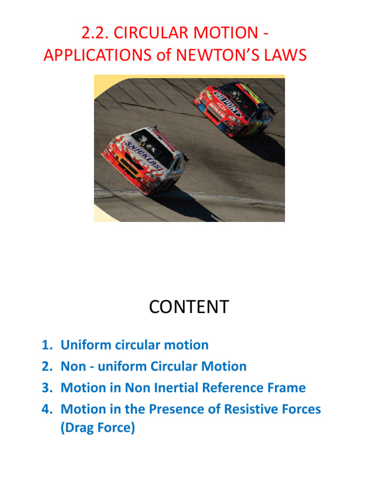 Circular Motion and Newton's Laws Explained | PDF | Force | Acceleration