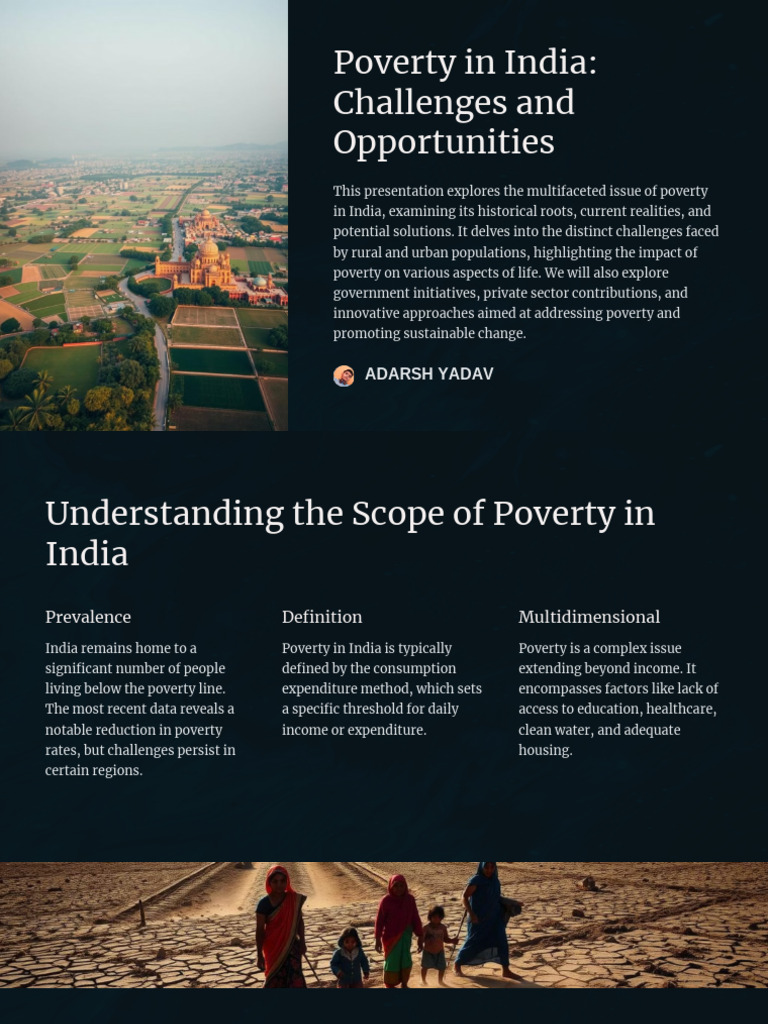 Poverty in India | PDF | Poverty | Poverty & Homelessness