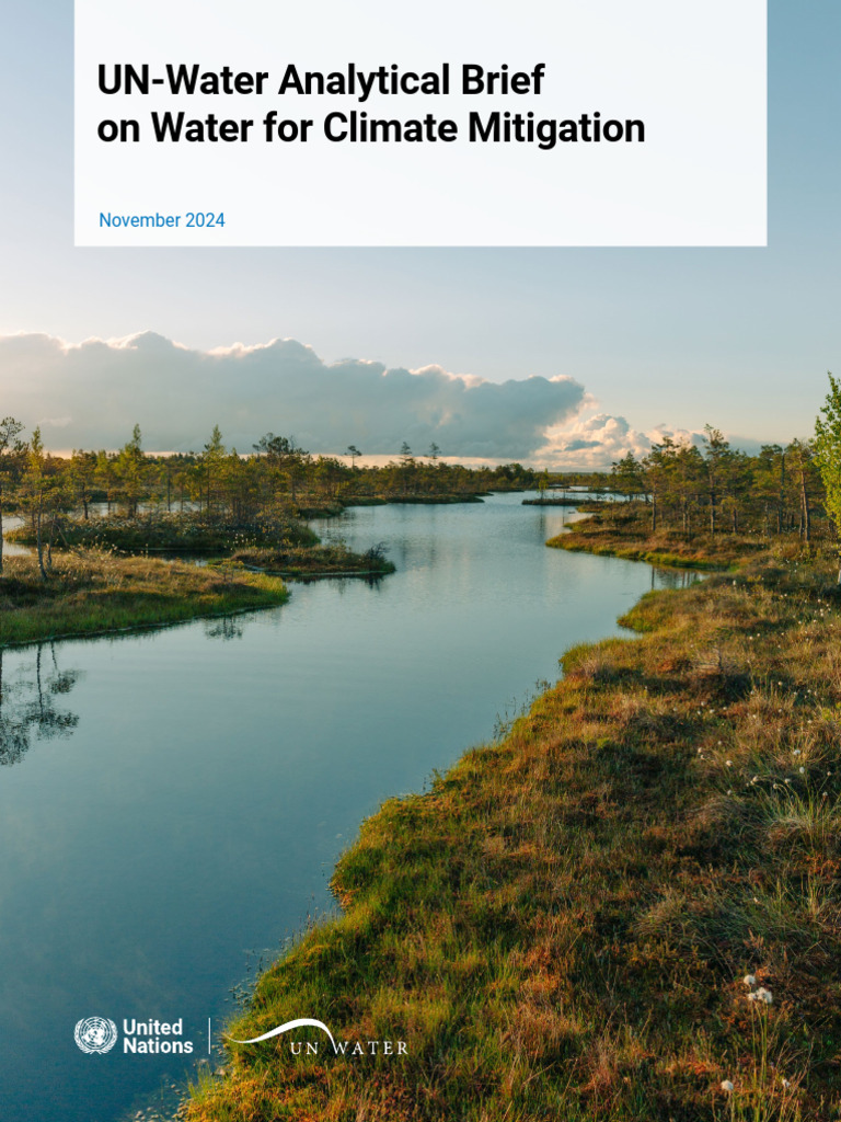 UN-Water Analytical Brief On Water Feb1-2025 | PDF | Climate Change ...
