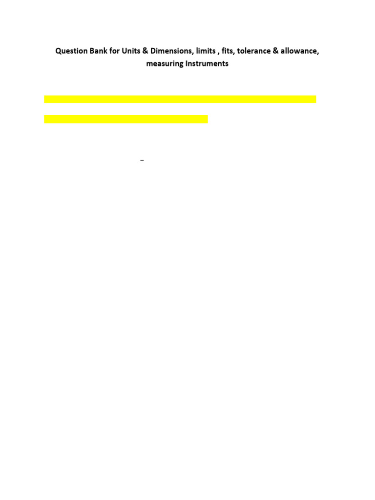 Units Measuring Instruments - 50 | PDF | Engineering Tolerance | Quantity