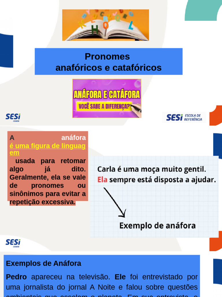 Anáfora e Catáfora: Definições e Exemplos | PDF