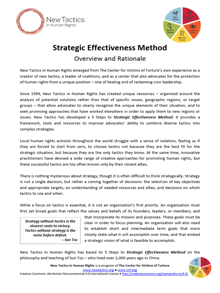 5 Steps to Human Rights Strategy | PDF | Cognition