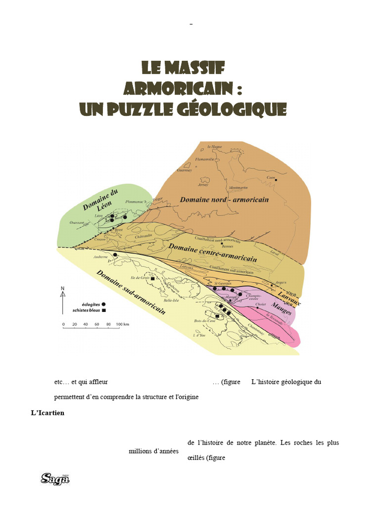 Géologie du Massif armoricain expliquée | PDF | Géologie | Sciences de ...