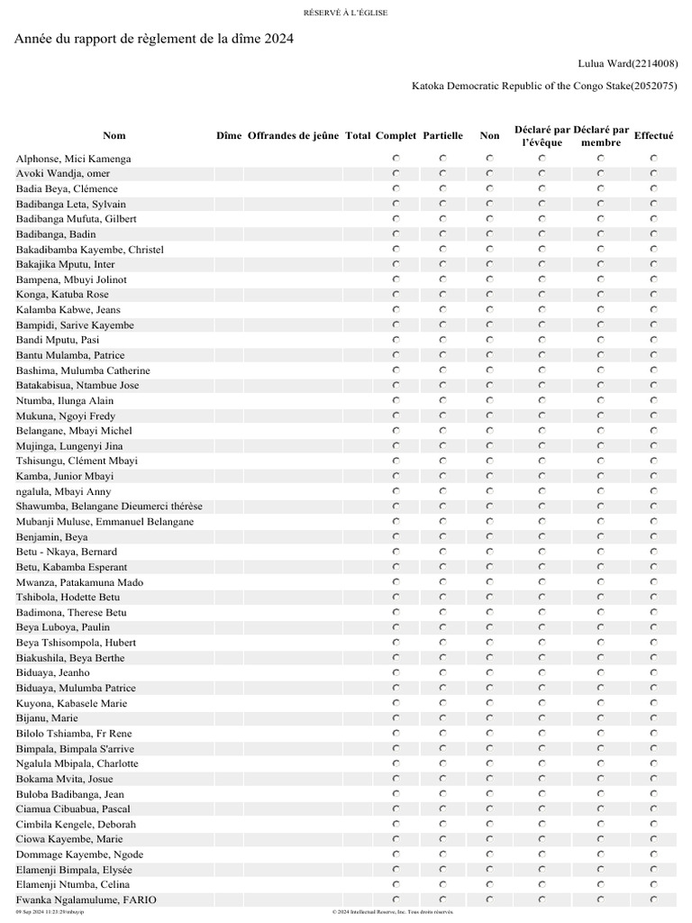 Model de La Déclaration | PDF