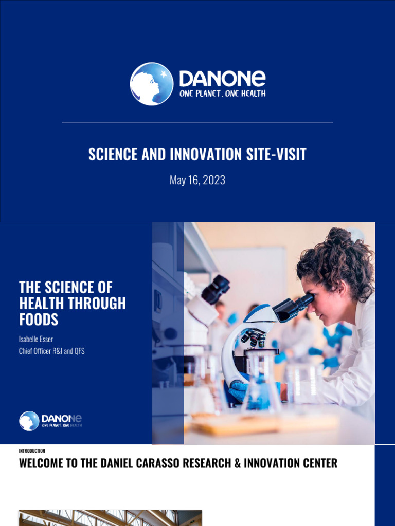 Danone's Innovation in Gut Health Science | PDF | Breast Milk | Probiotic