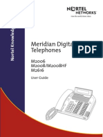 Meridian Phone Users Guide