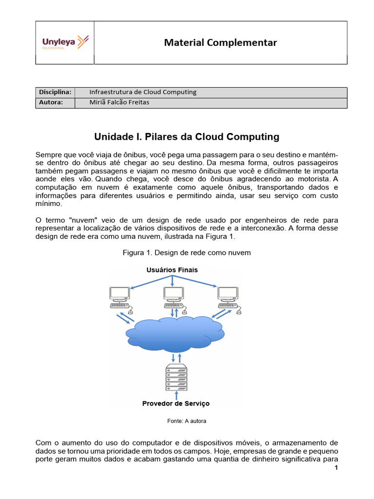 Pilares da Computação em Nuvem | PDF | Plataforma como serviço ...