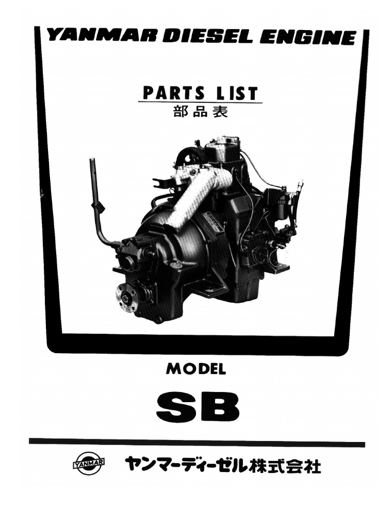 Yanmar SB8 Parts and Diagrams Guide | PDF