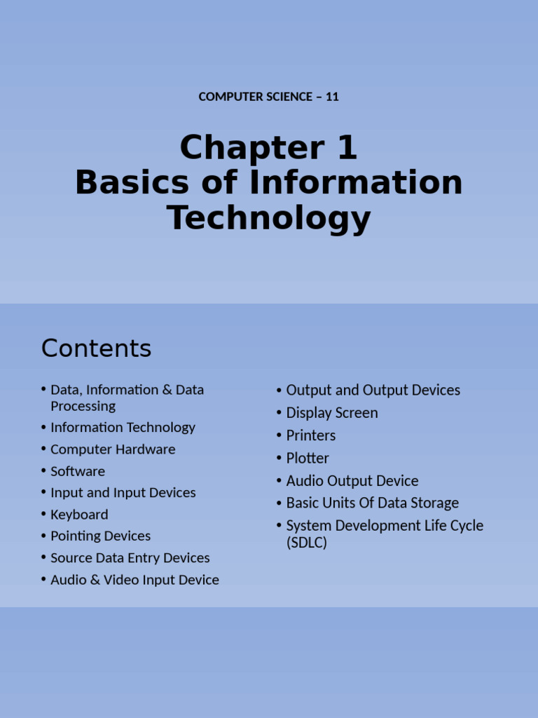 Information Technology Basics Explained | PDF | Printer (Computing ...