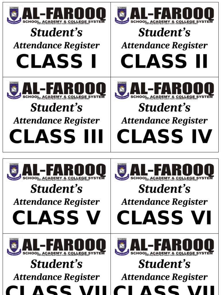Comprehensive Attendance Records | PDF