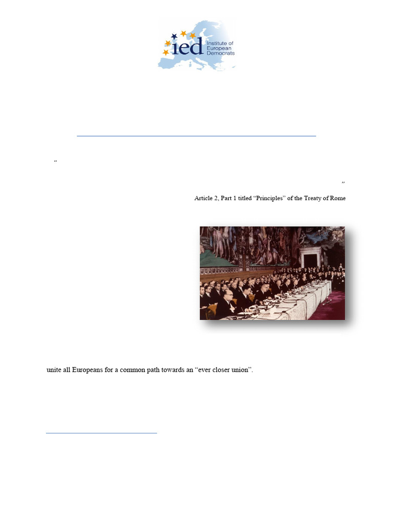 60 Years of the Treaty of Rome | PDF | European Economic Community ...