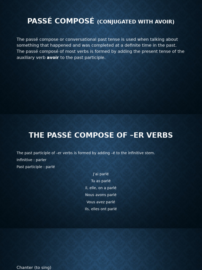 French lessons | PDF