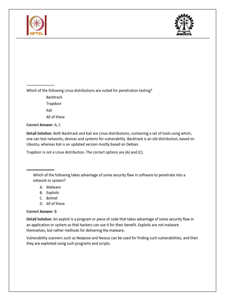 Assignment 5 Solutions Pdf Security Computer Security