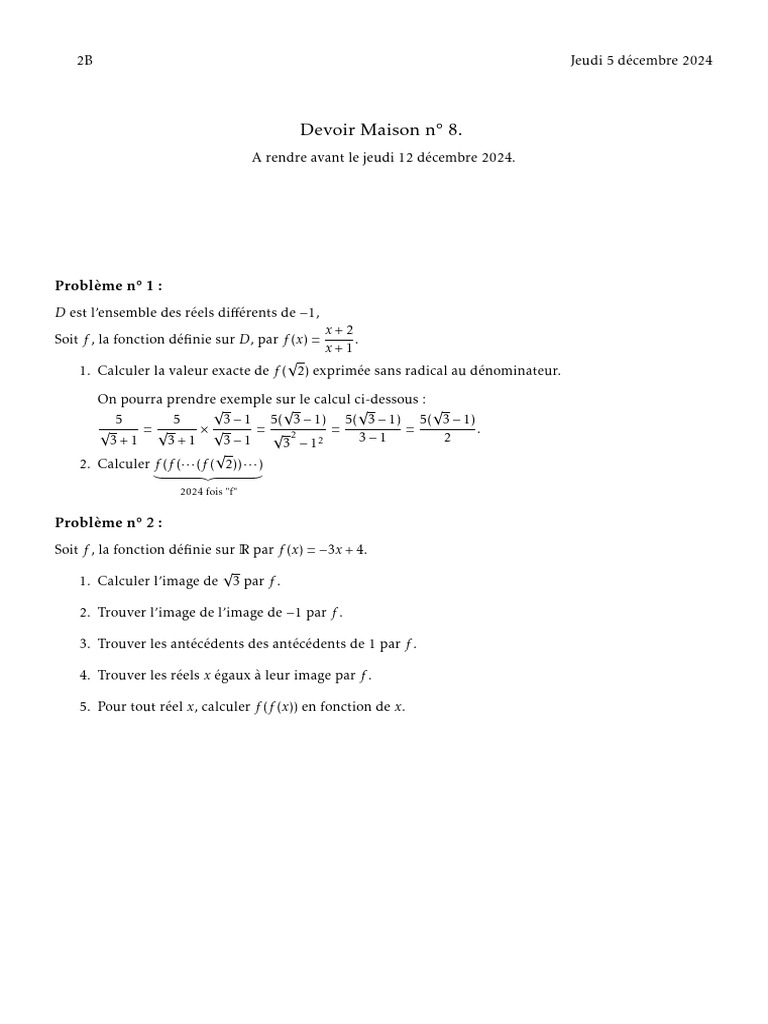 Devoir Maison Sur Dtroit