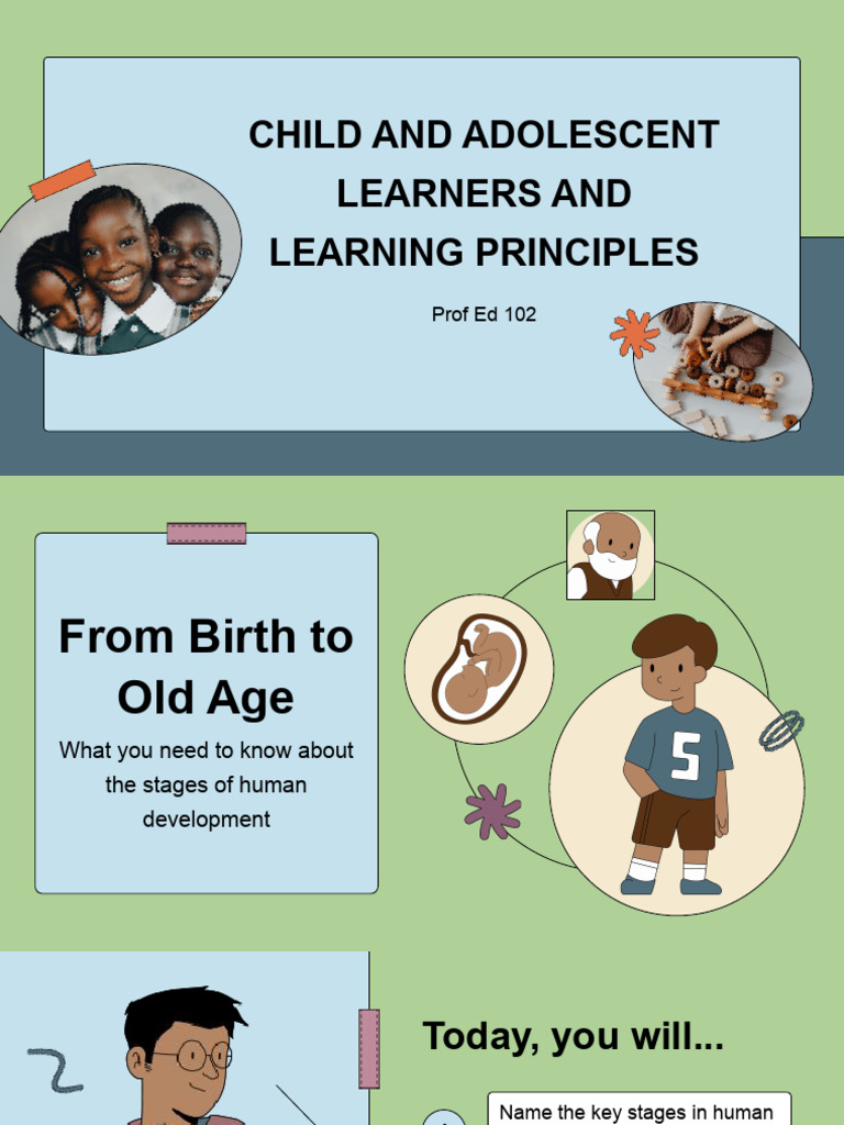 Child and Adolescent Learners and Learning Principles | PDF | Prenatal ...