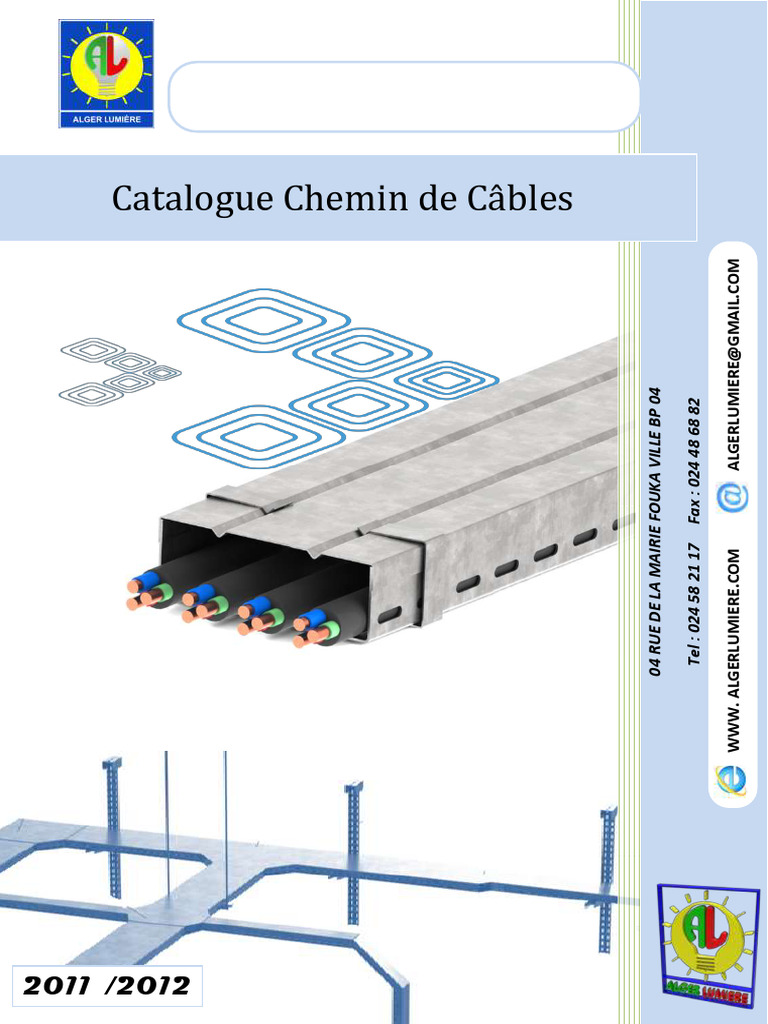 Catalogue Chemin De C bles 2011 2012 PDF Zinc M tal De Transition