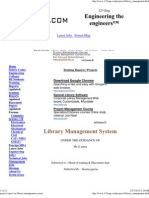 Project Report On Library Management System