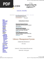 Project Report on Library Management System