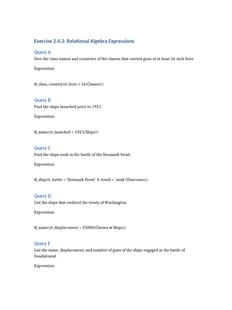 Exercise 2.4.3 | PDF