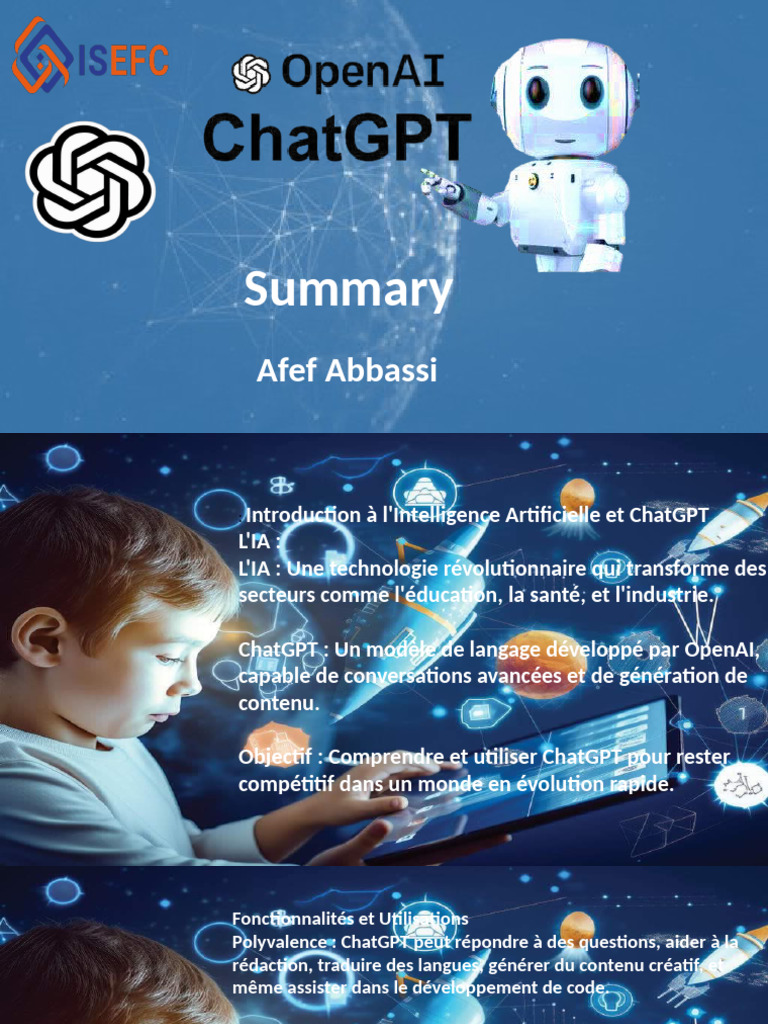 Guide d'utilisation de ChatGPT en IA | PDF | Intelligence artificielle ...