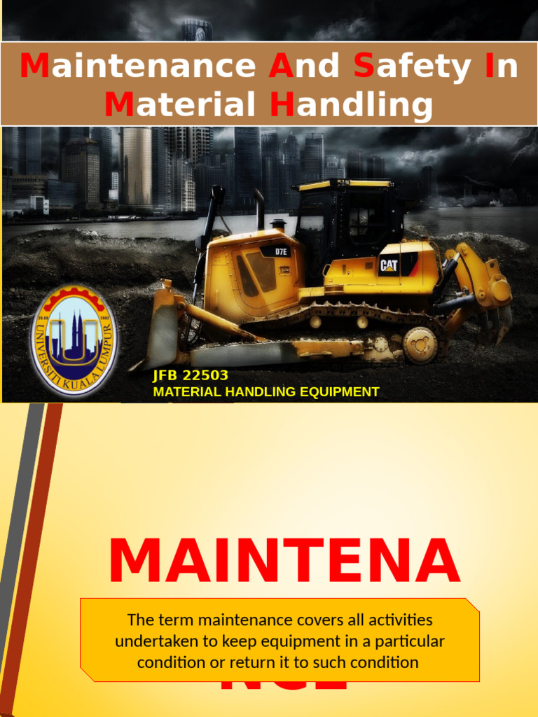 Maintenance Strategies for Equipment Efficiency | PDF | Mechanical ...