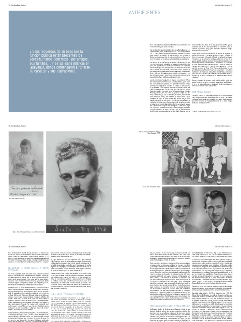Hermanos de Sixto Durán-Ballén | PDF | Ecuador | Tranvía
