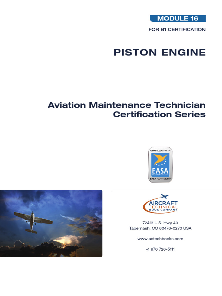 EASA Module 16: Piston Engine Guide | PDF | Propulsion | Mechanical ...
