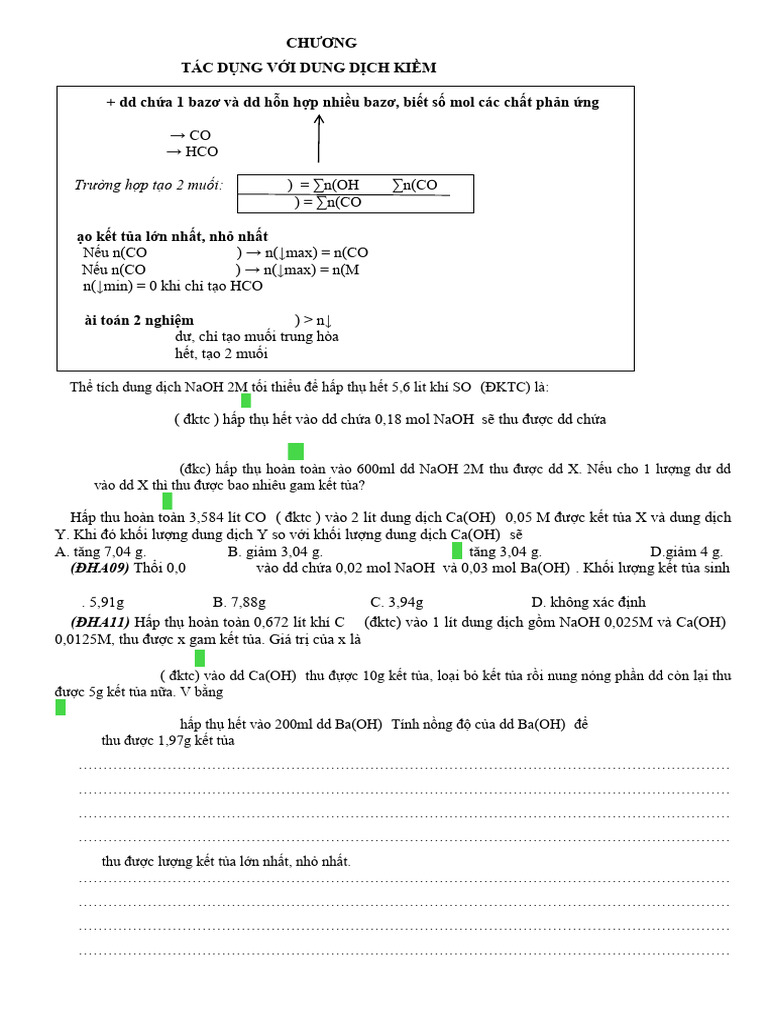 BT Chương 3 | PDF