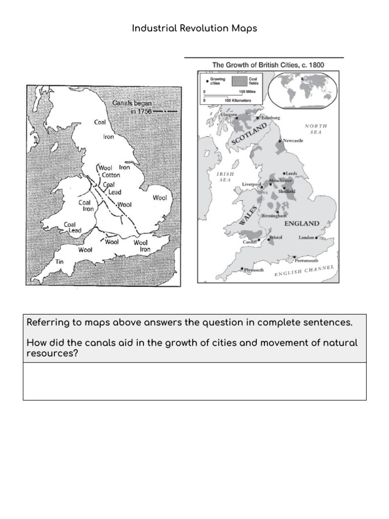 Warm UP- Industrial Revolution Document | PDF