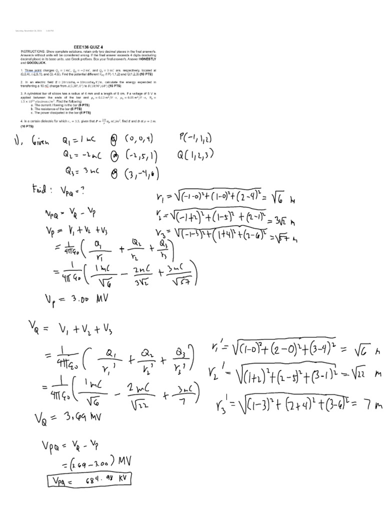 Quiz 4 Answer Key Pdf