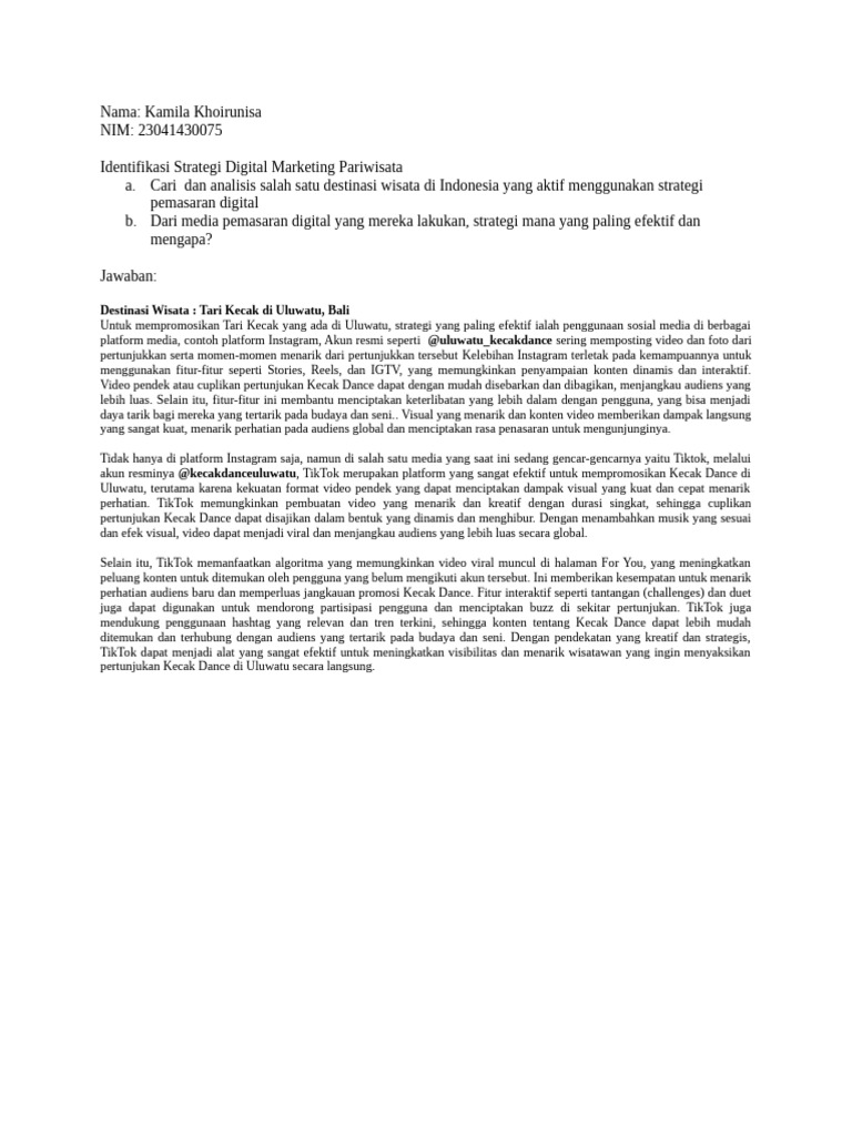 23041430075-kamila-khoirunisa-tourism-digital-marketing-pdf