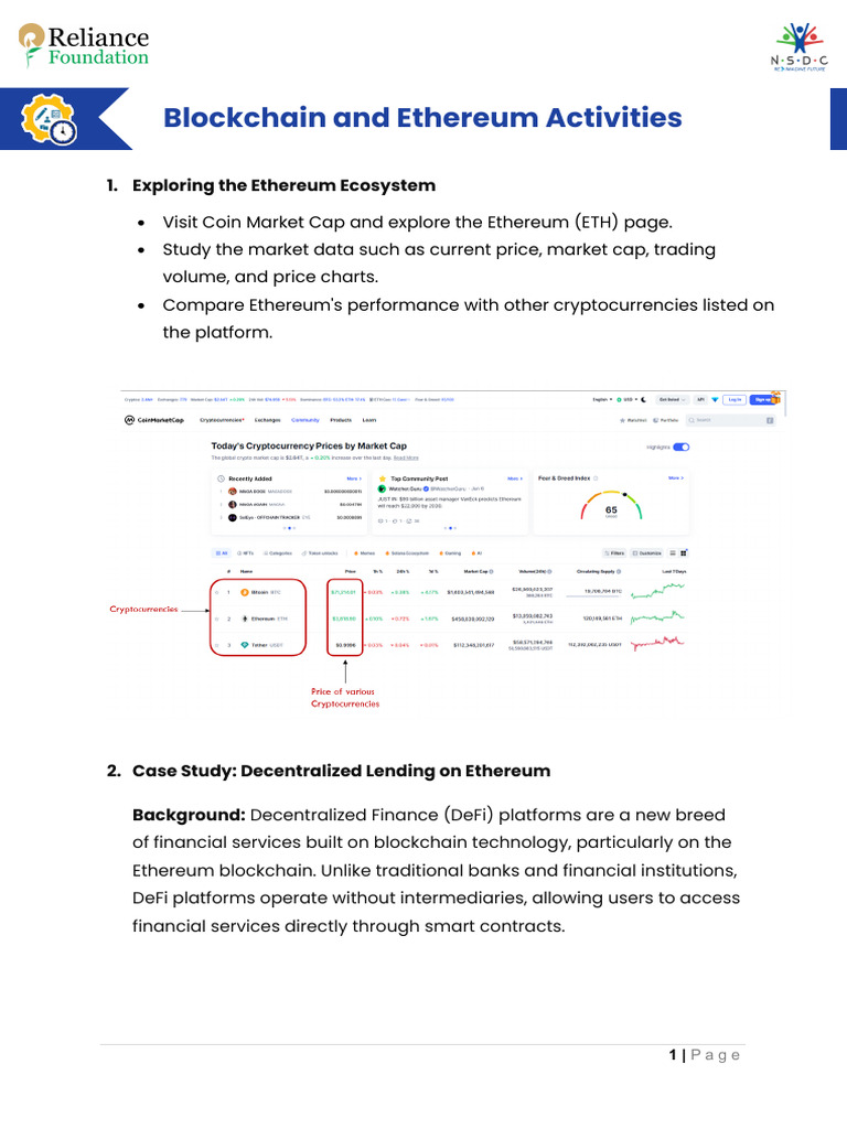 Ethereum and DeFi: A Comprehensive Guide | PDF | Money | Distributed ...