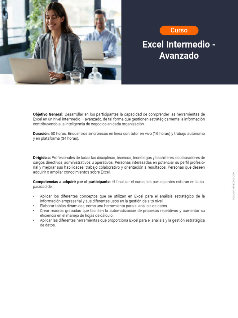 FT Excel Intermedio Avanzado | PDF | Microsoft Excel | Inteligencia de ...