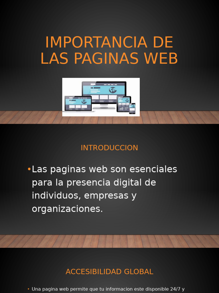 Importancia de Las Paginas Web | PDF