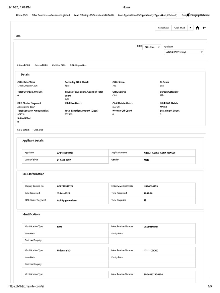 CIBIL | PDF